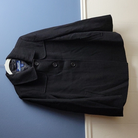 EUC Old Navy maternity 3 button pea coat - Picture 1 of 5